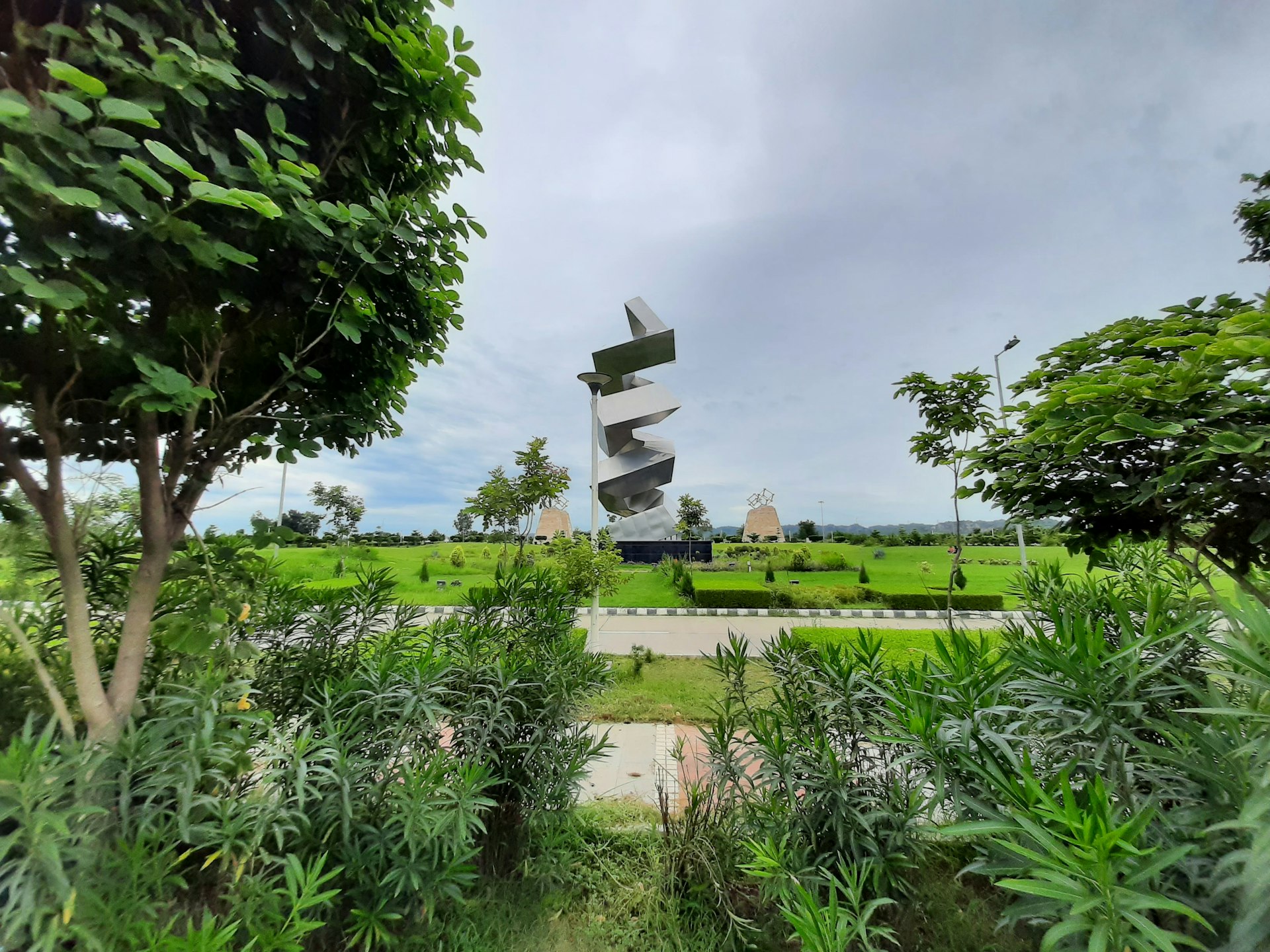 a windmill in a field